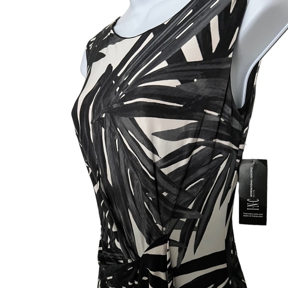 INC International Concepts | Petite Small | Floral Dress with Side Ruching | NWT - Picture 3 of 5